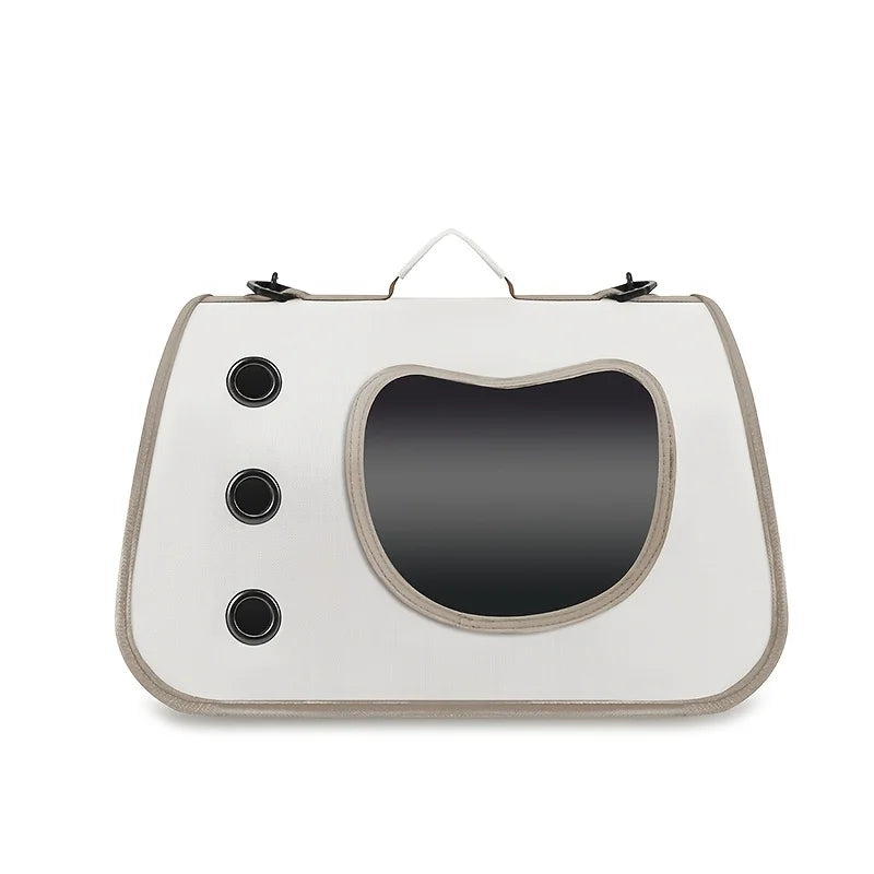 Portable Pet Carrier Bag - Foldable Breathable for Small Dogs & Cats