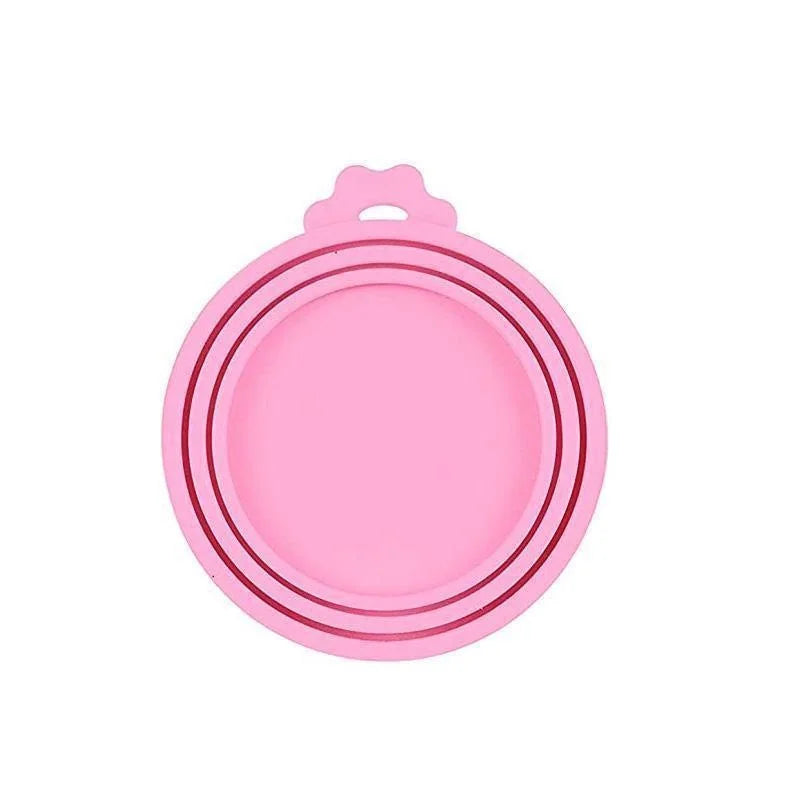 3-in-1 Silicone Pet Food Can Cover - Universal Fit for Dogs & Cats