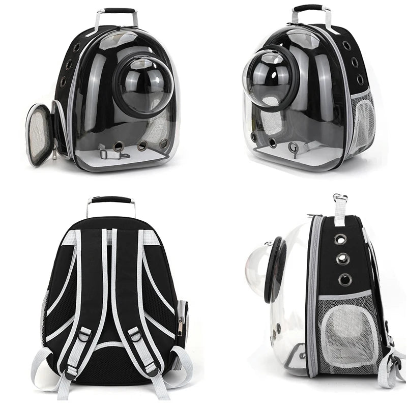 Cat Pet Carrier Backpack - Transparent Bubble Capsule Design