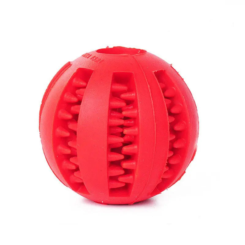 Interactive Dog Treat Ball - Bite-Resistant Tooth Cleaning Toy