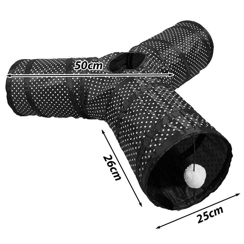 Cat Tunnel - S-Shape Collapsible Play Tube