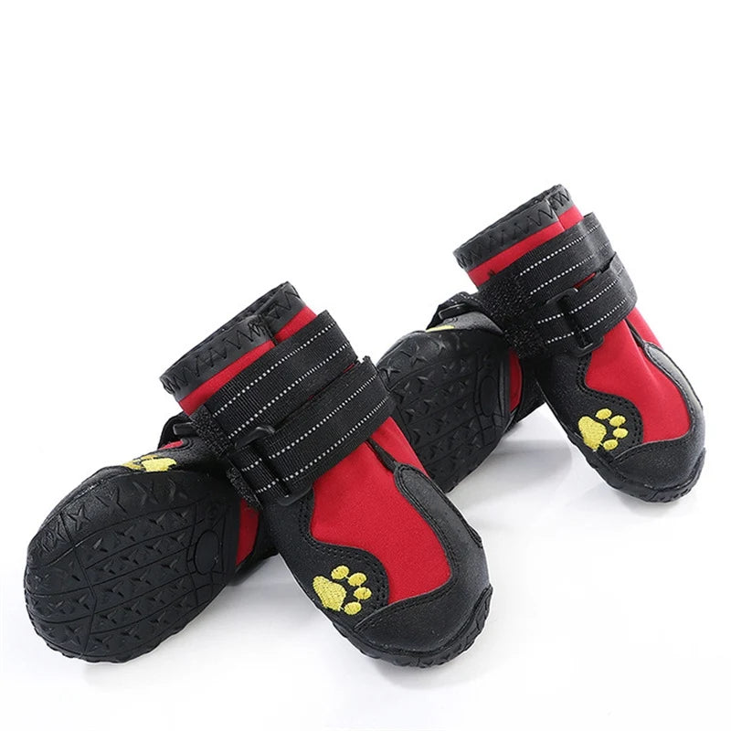 Dog Boots - Waterproof Snow Shoes 4pcs Set