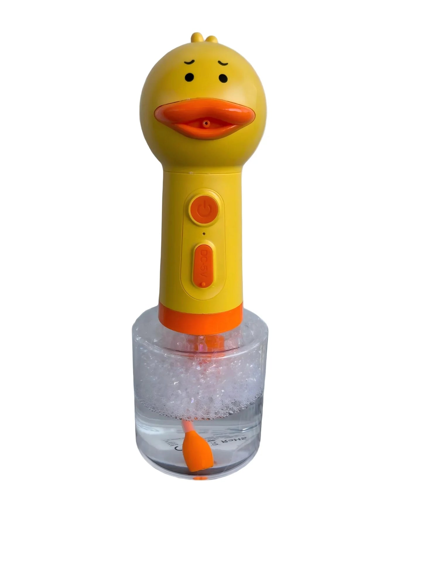 Yellow Duck Pet Cleaning Bathing Electric Foam Machine Usb Charging Automatic Soap Dispenser Foam Machine Pet Accessories