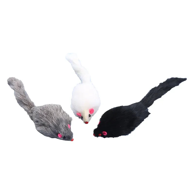 Cat Toy Mouse - Bite-Resistant Plush Interactive Toy