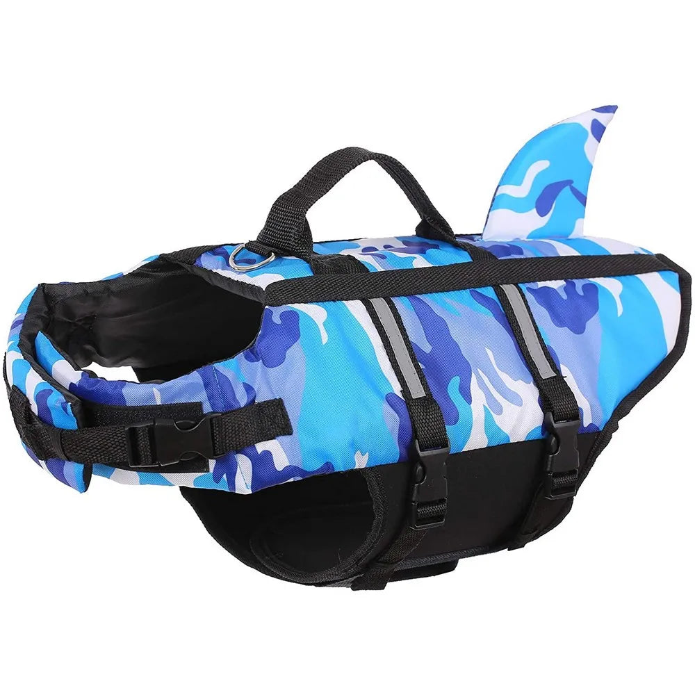 Dog Life Jacket - Buoyant Vest with Handle