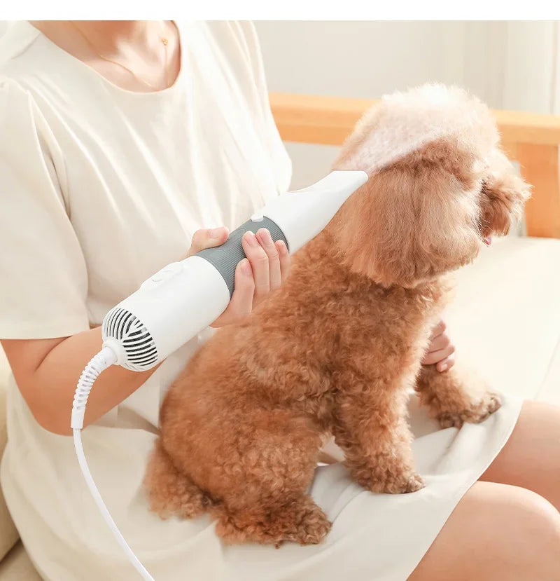 Dog Hair Dryer Brush - 3-in-1 Grooming Tool