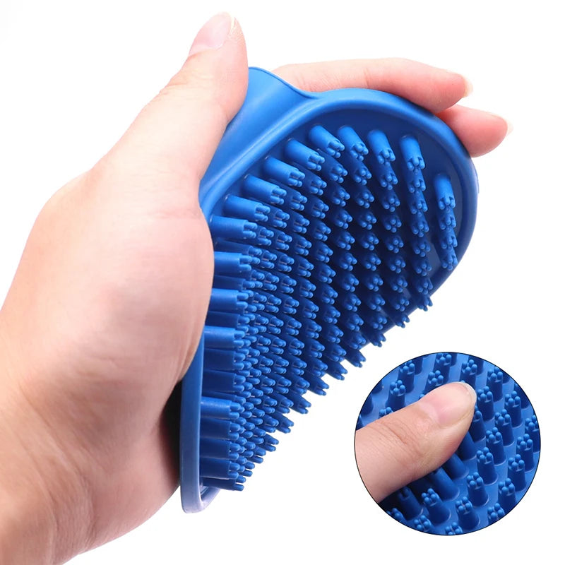 Pet Grooming Brush - Massage Bath Brush for Cats & Dogs