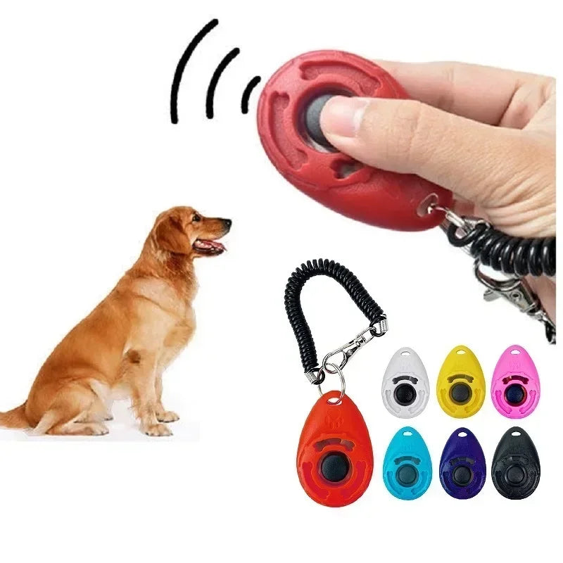 Pet training clicker with adjustable wrist strap for dogs and cats
