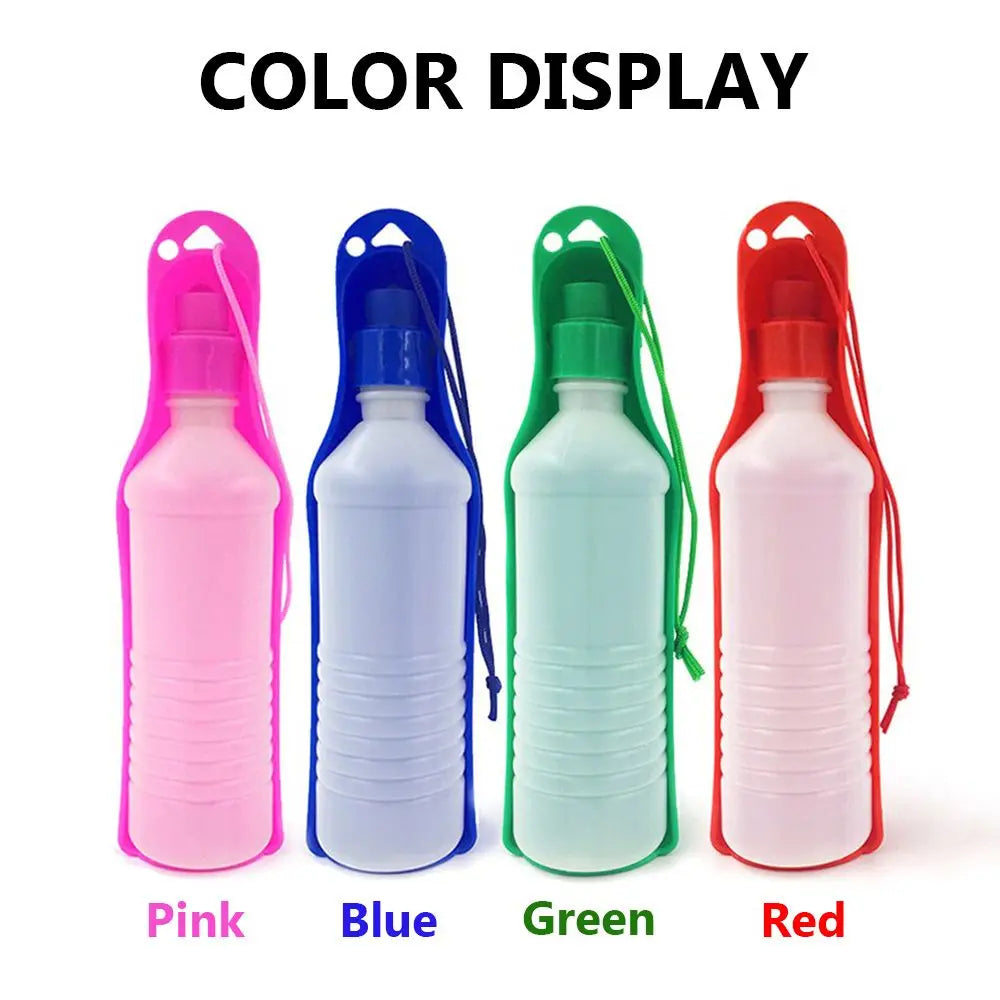 Portable Pet Water Bottle - Leak-Proof Travel Dispenser for Dogs