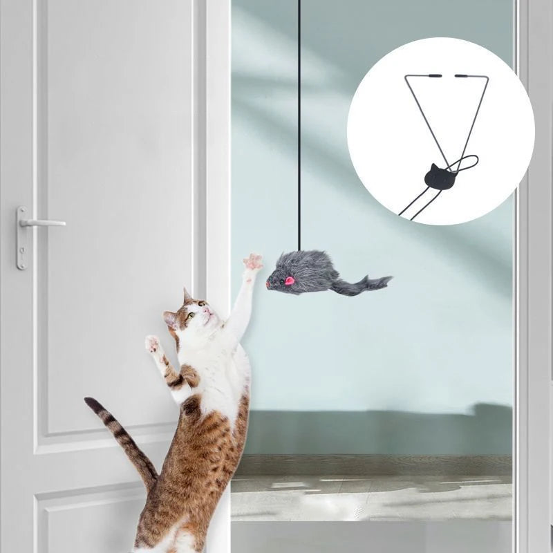 Door Hanging Cat Toy - Interactive Stress Relief