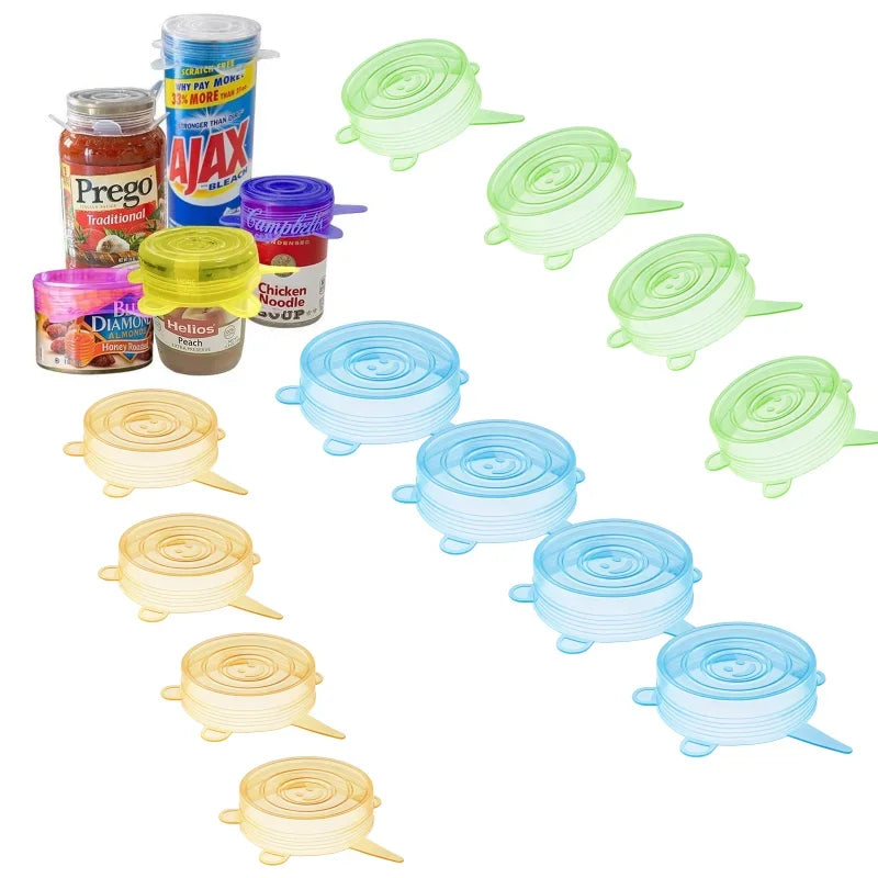 Silicone Can Covers - 12pk BPA-Free Pet Food Lids