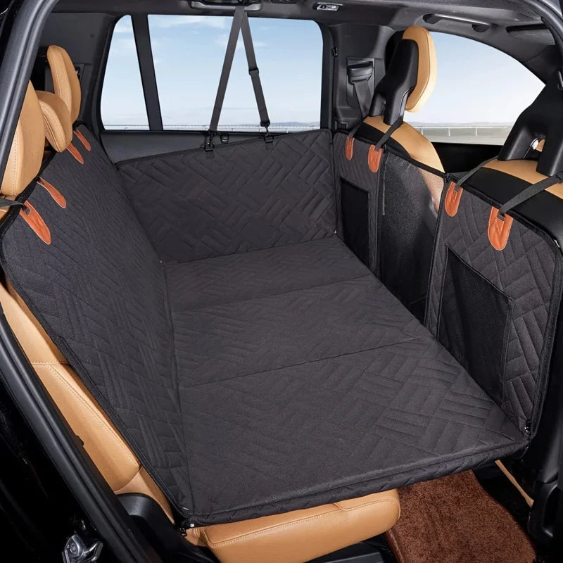 Dog Car Seat Cover - Waterproof Hammock for Back Seat