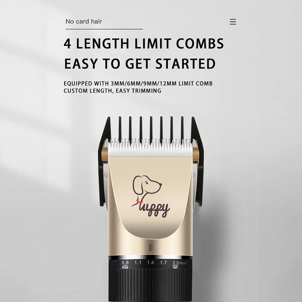 Pet Hair Clipper - Cordless Grooming Trimmer Set