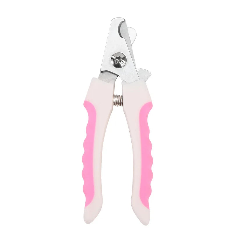 Pet Nail Clippers - Stainless Steel Trimmer with Safety Guard