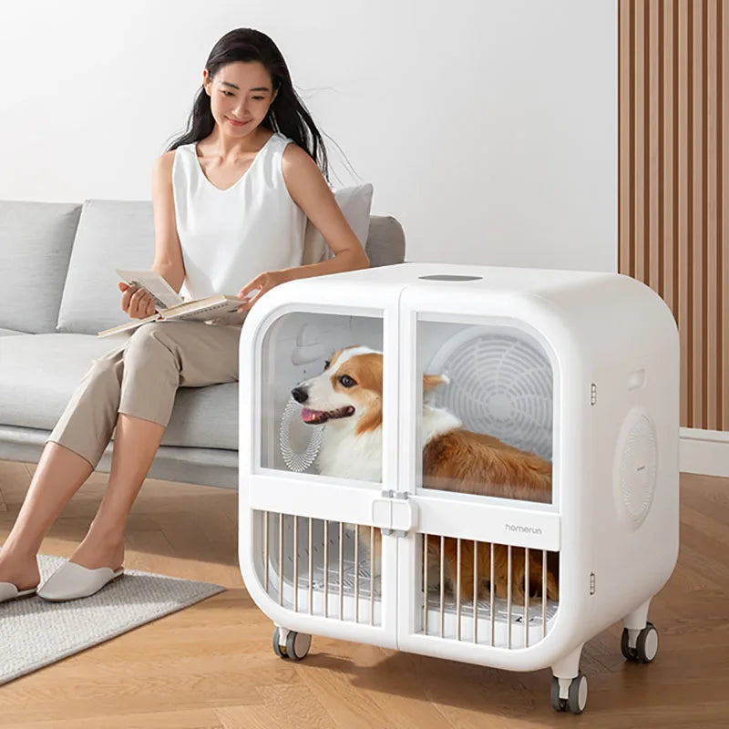 Small silent dog household hair dryer cabinet with professional drying box