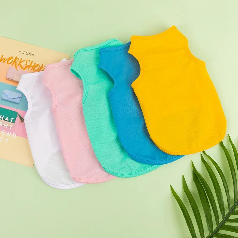 Dog Summer Vest - Thin Breathable T-Shirt