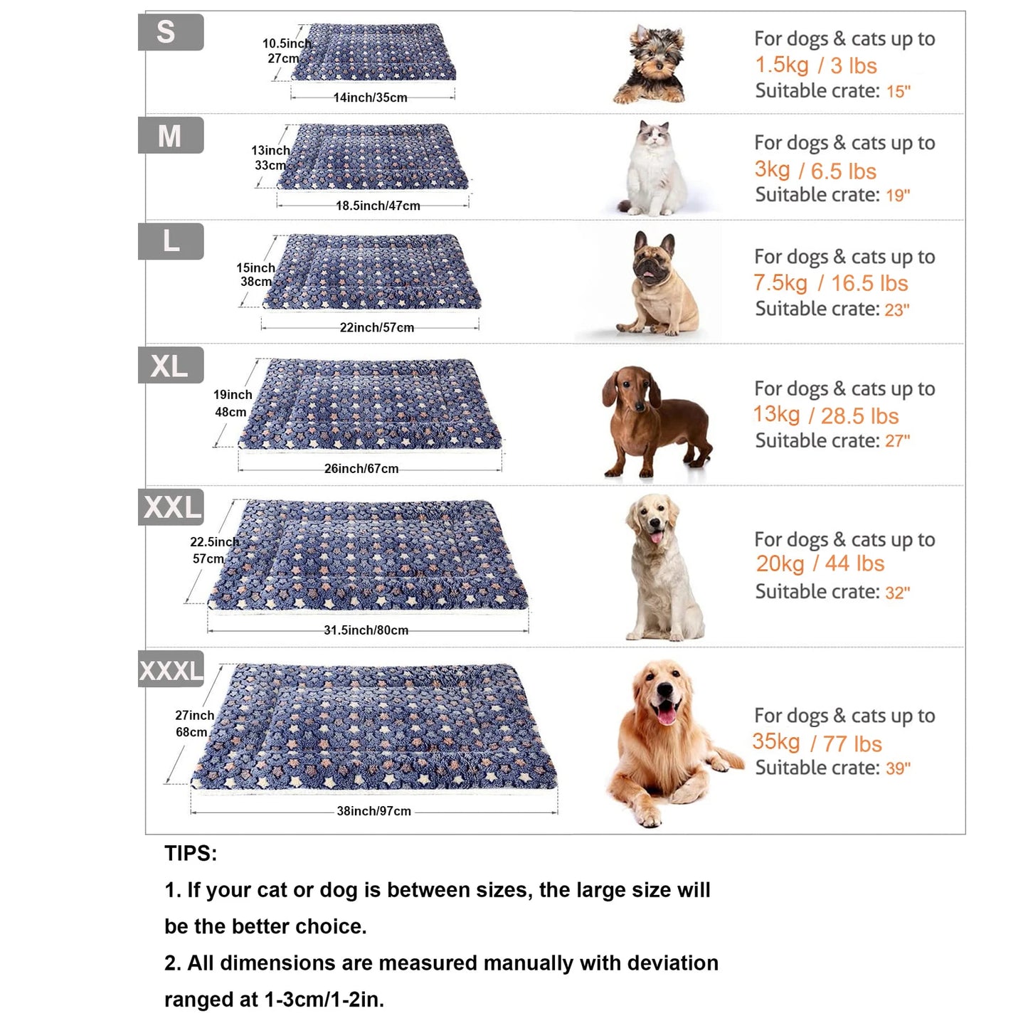 Pet Flannel Winter Blanket - Soft Warm Sleeping Mat for Dogs & Cats