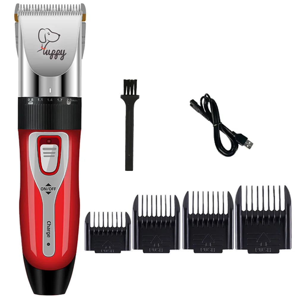 Pet Hair Clipper - Cordless Grooming Trimmer Set
