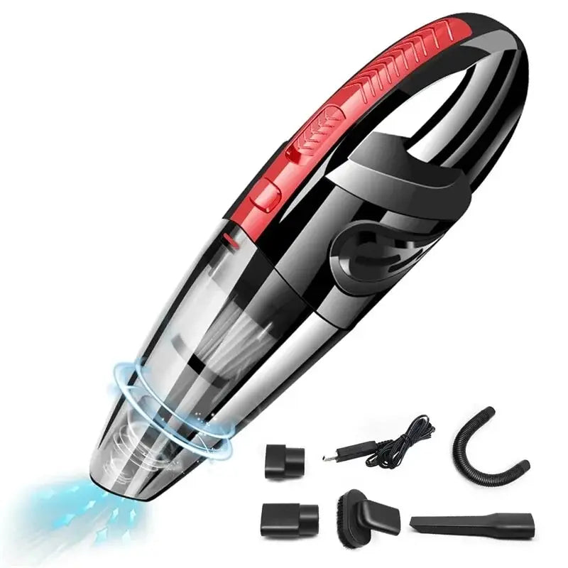 Portable Wireless Vacuum Cleaner - Powerful Pet Hair Remover for Car & Home