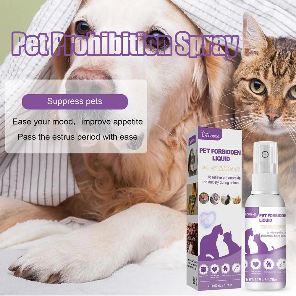 Pet Calming Spray - Anxiety Relief for Cats & Dogs