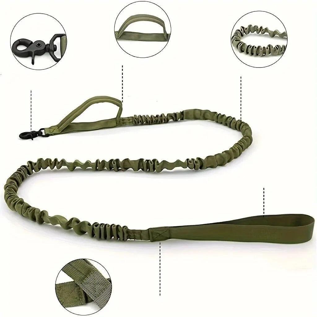 Tactical Dog Leash - Retractable Training Rope