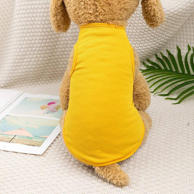 Dog Summer Vest - Thin Breathable T-Shirt