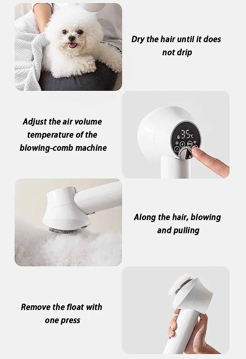 Professional Pet Hair Dryer - Hot & Cold Wind