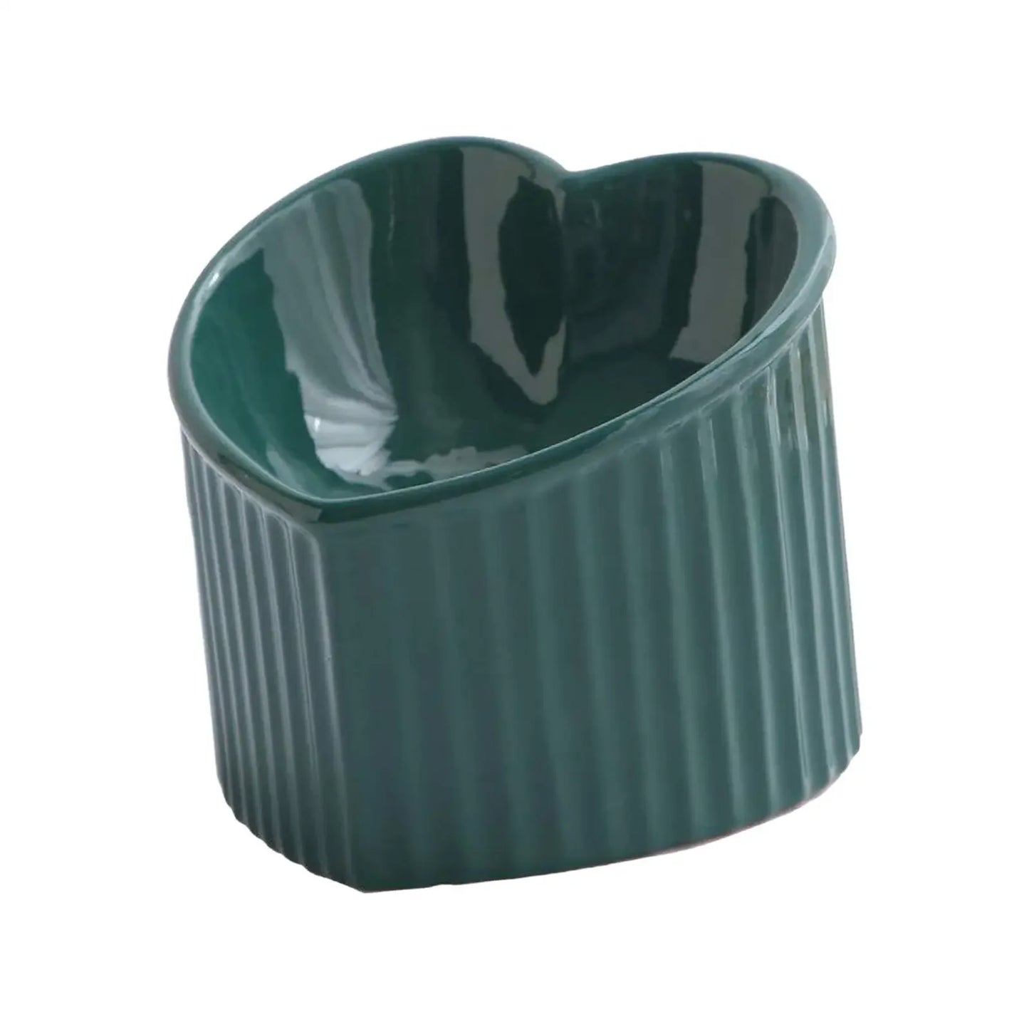 Cat Bowl - Ceramic Tilted Elevated Feeder