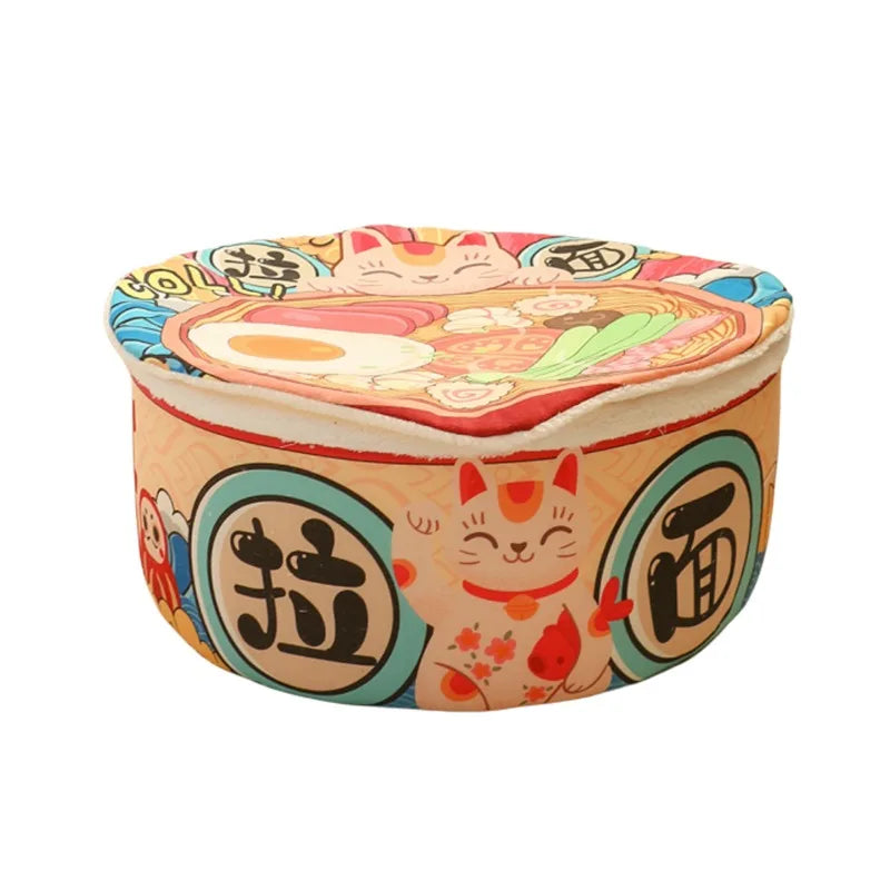Pet Instant Noodle Cat Bed - Warm Plush Nest for Cats & Small Dogs