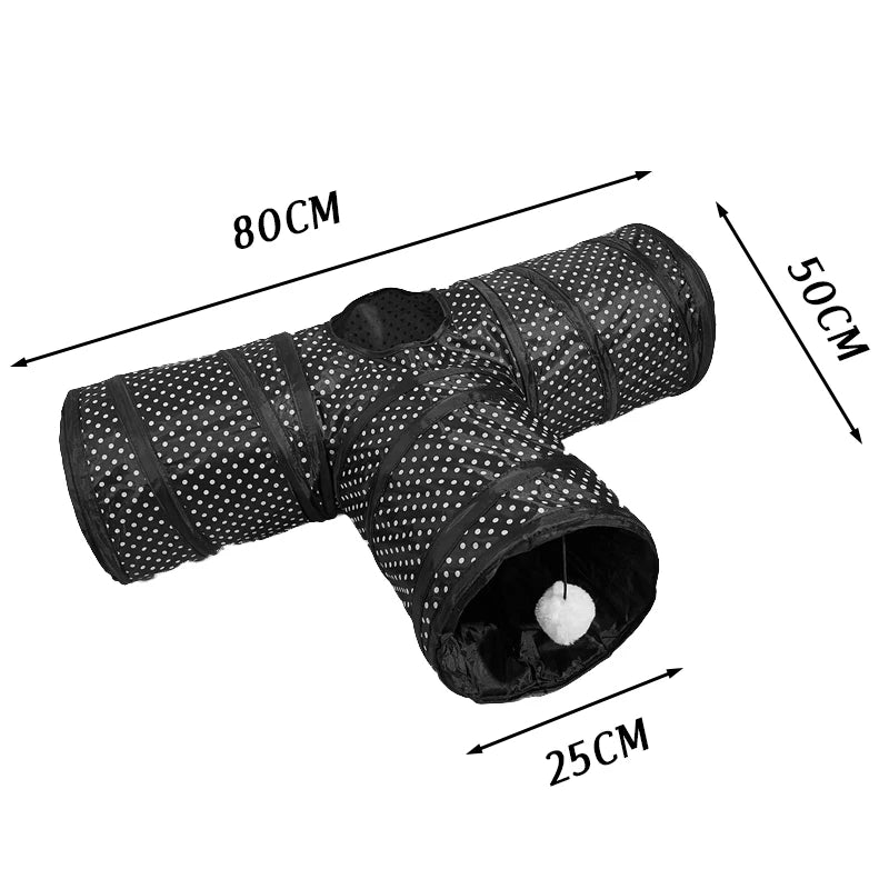 Cat Tunnel - S-Shape Collapsible Play Tube