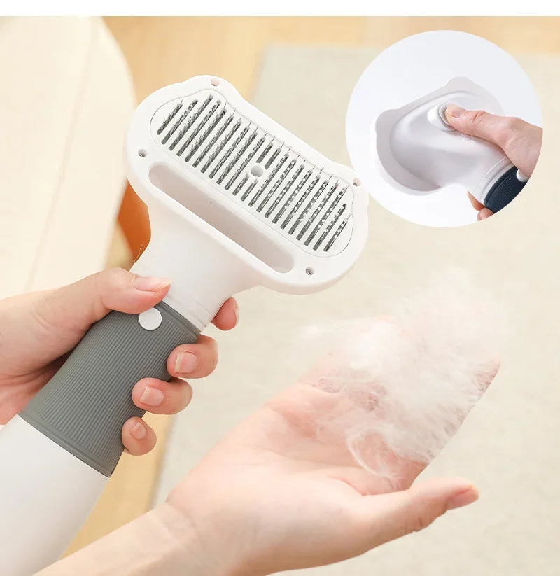 Dog Hair Dryer Brush - 3-in-1 Grooming Tool