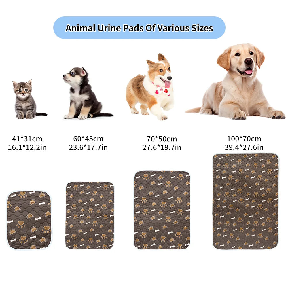 Reusable Dog Pee Pad - Washable Absorbent Training Mat