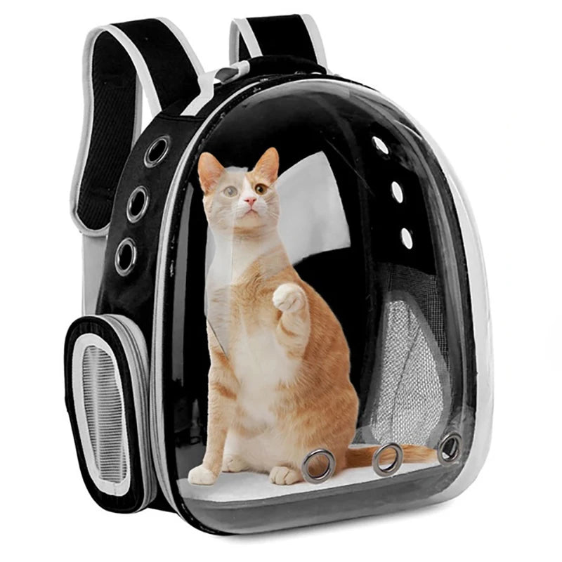 Cat Pet Carrier Backpack - Transparent Bubble Capsule Design