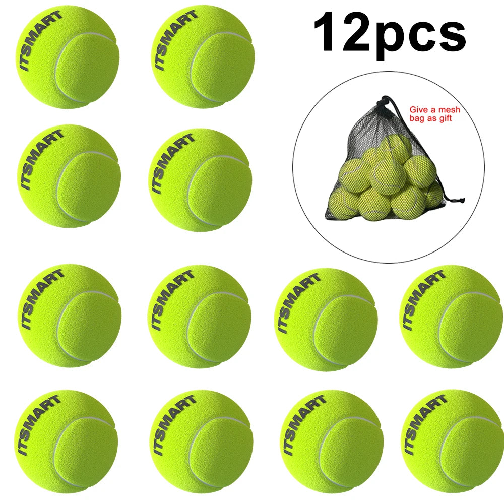 Dog Tennis Balls - 6/12pcs with Mesh Carry Bag