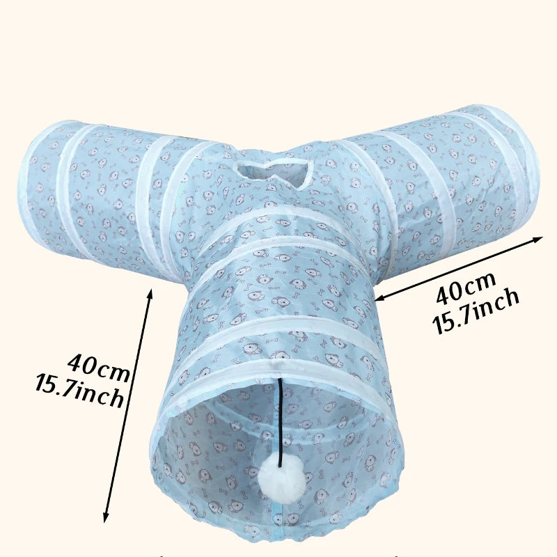 Cat Tunnel - S-Shape Collapsible Play Tube