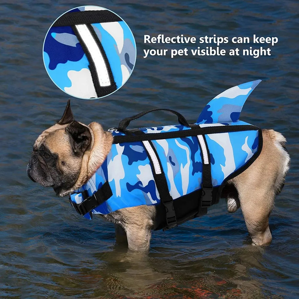 Dog Life Jacket - Buoyant Vest with Handle