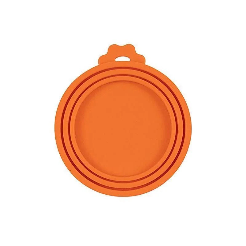 3-in-1 Silicone Pet Food Can Cover - Universal Fit for Dogs & Cats