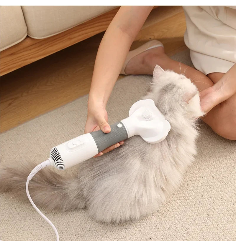 Dog Hair Dryer Brush - 3-in-1 Grooming Tool