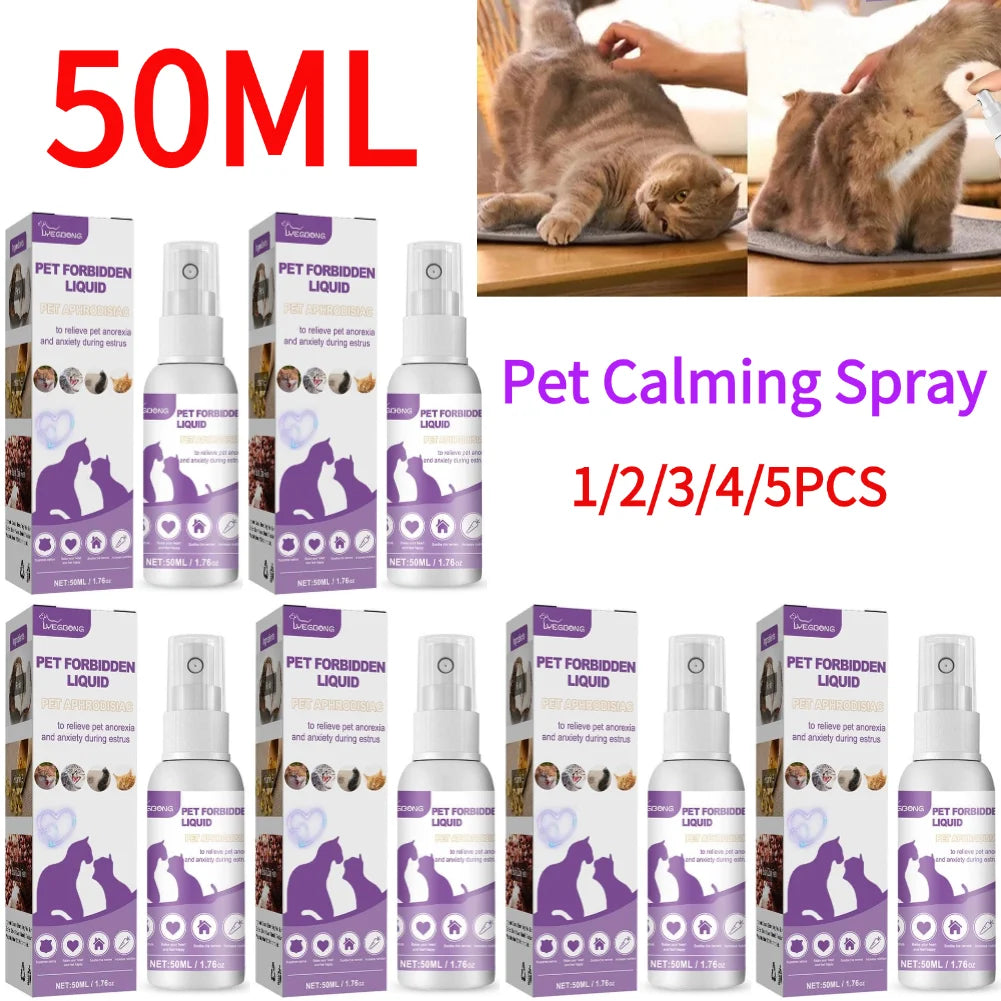 Pet Calming Spray - Anxiety Relief for Cats & Dogs