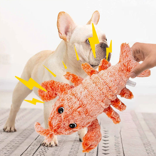Floppy lobster interactive dog toy plush squeaky toy for dogs
