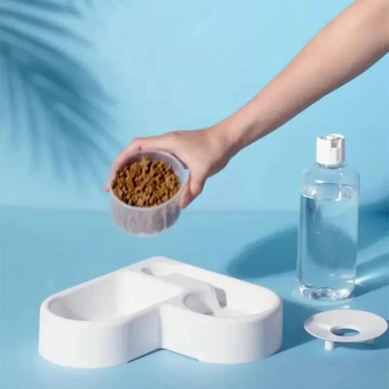 Pet Water Bowl - Automatic Dual-Use Feeder