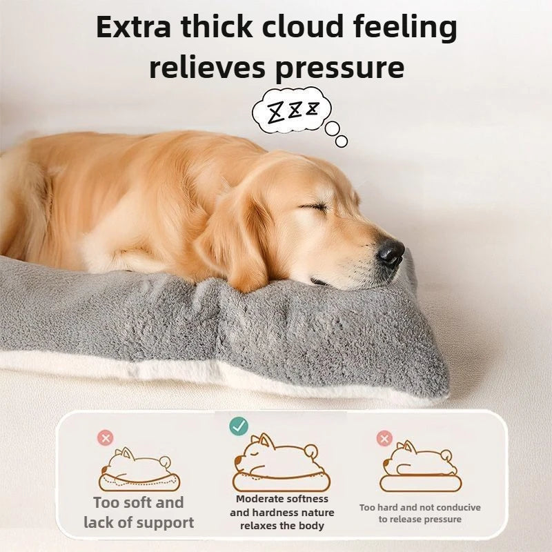Large Dog Bed Mat - Breathable Double-Sided Sleeping Pad