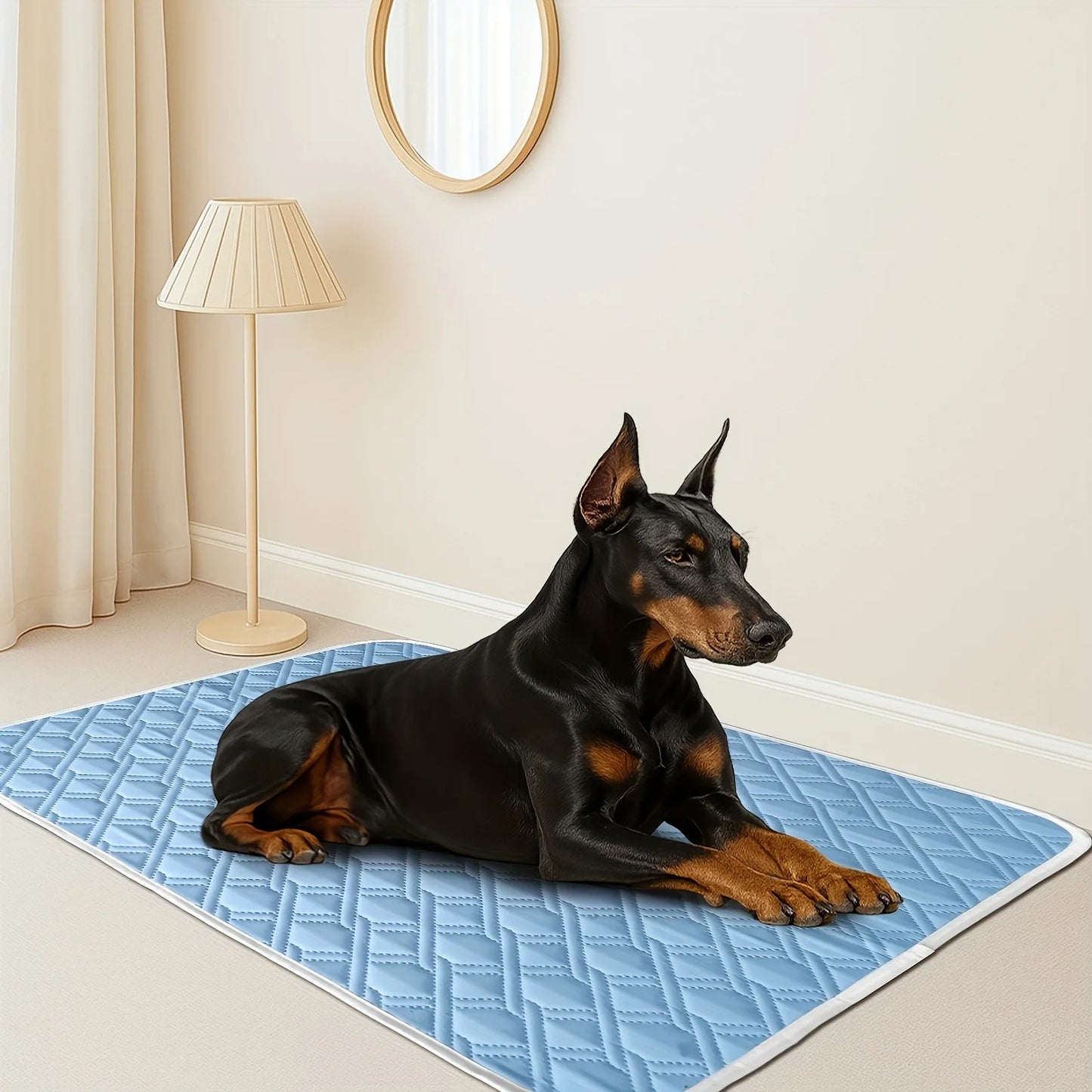 Dog Cooling Mat - Washable Portable Summer Pad for Pets