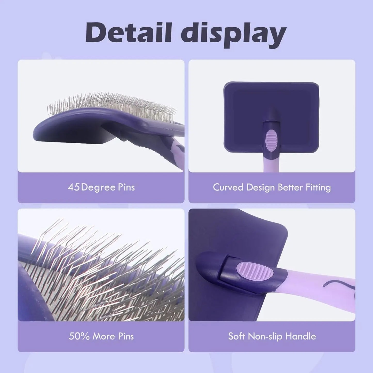 Dematting Brush for Dogs - Professional Grooming Tool for Poodles
