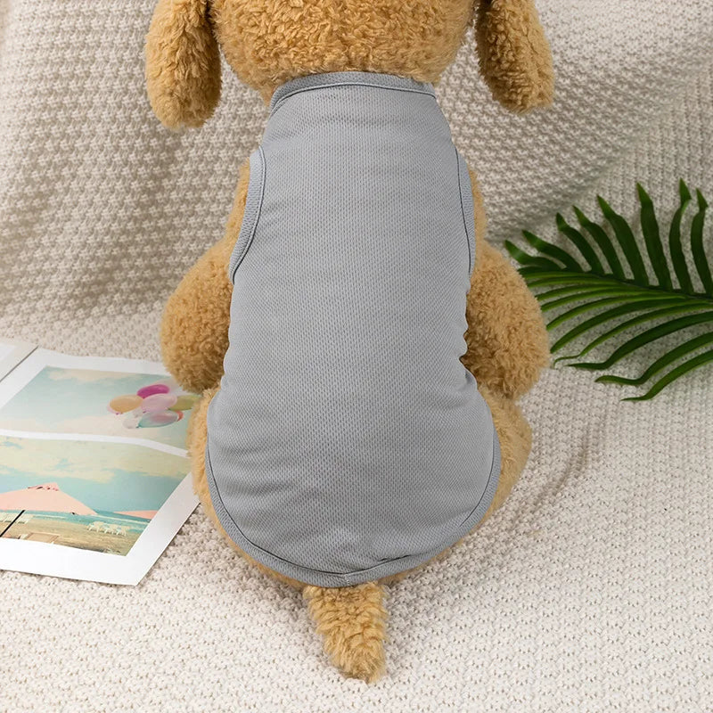 Dog Summer Vest - Thin Breathable T-Shirt