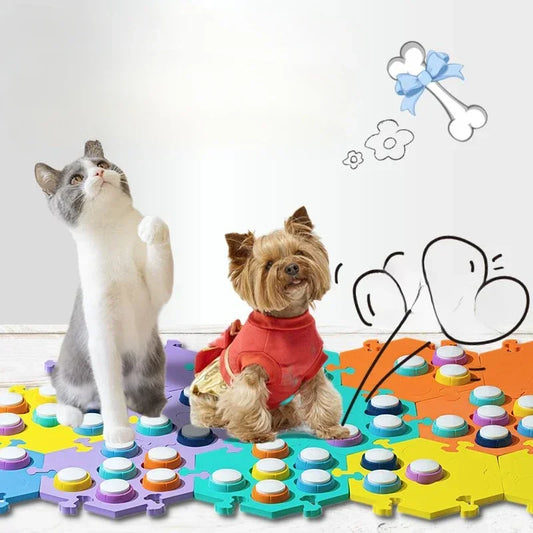 Dog talk button pet communication voice recorder training clicker

