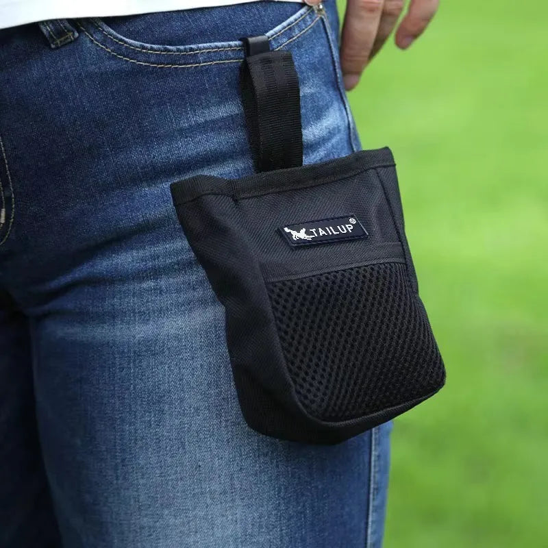 Pet food treat bag waist pouch for dog training and walks