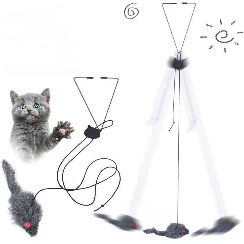 Door Hanging Cat Toy - Interactive Stress Relief