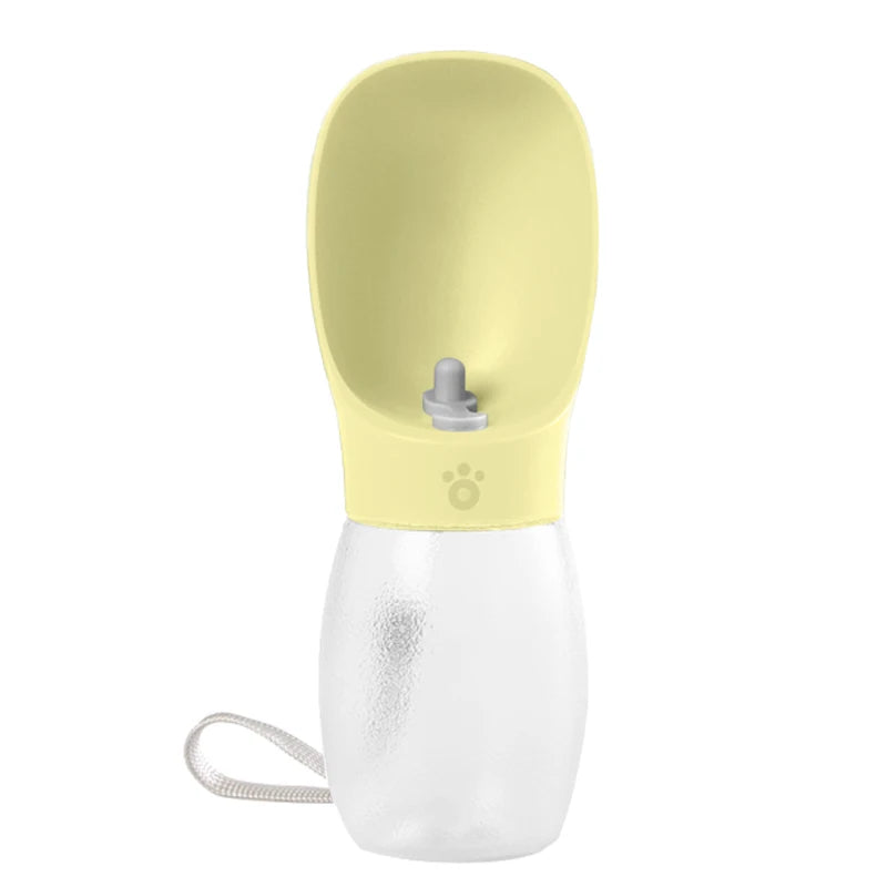 Dog Water Bottle 300ML - Portable Travel Feeder