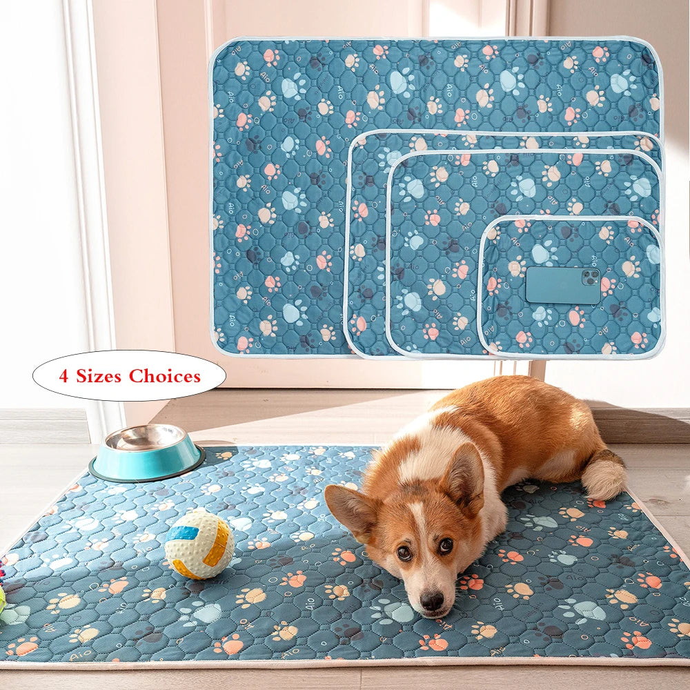 Reusable dog pee pad washable absorbent training mat for puppies
